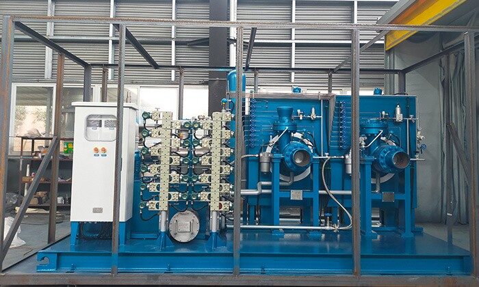 expander booster brake integrated instrument control skid 2-in-1