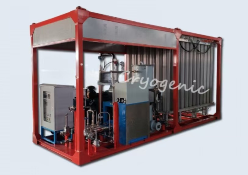 liquid nitrogen pump skid