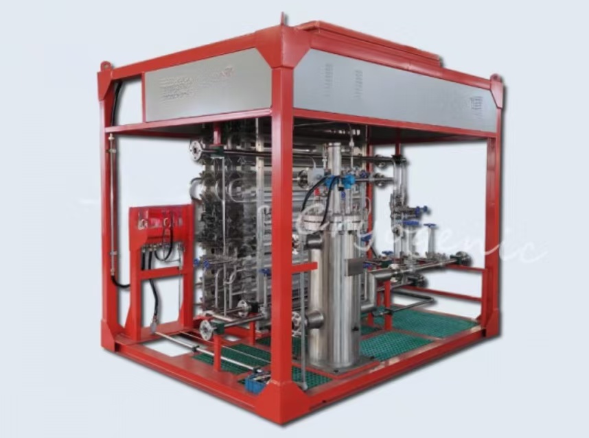 LNG submersible pump skid