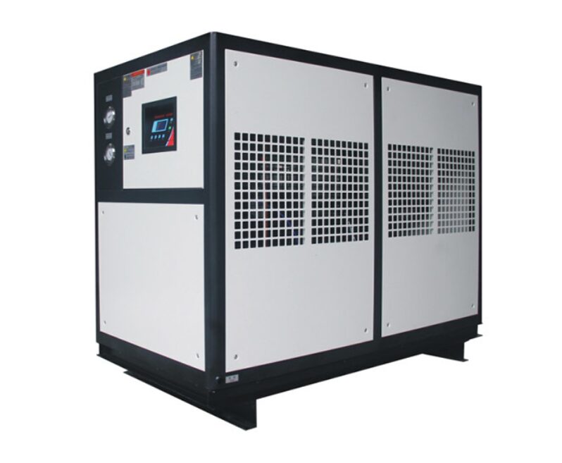 skid-mounted oil chiller industrial cooling unit