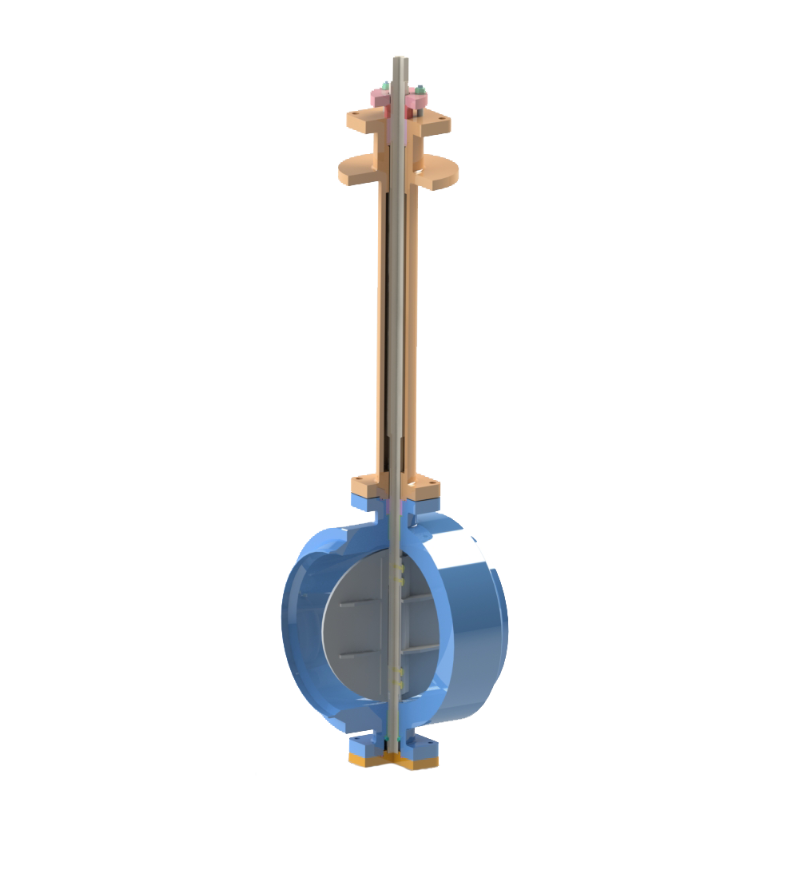 BT610D low temperature aluminum butterfly valve