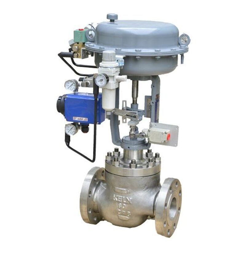 GC120 cage-guided single seat control valve