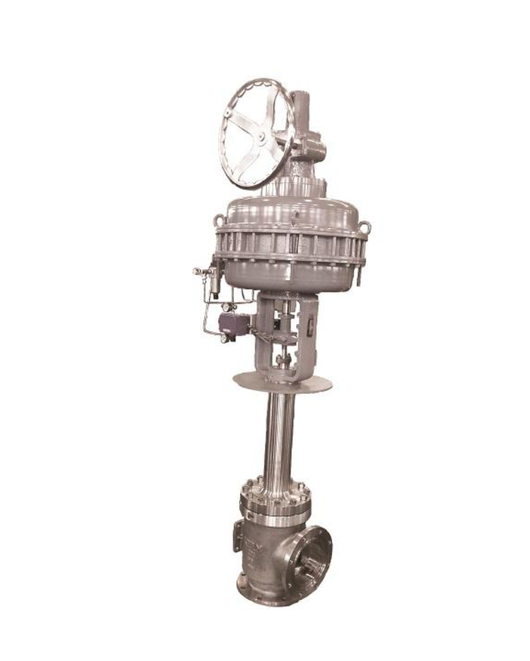 GA410 multi-stage cage velocity control angle valve
